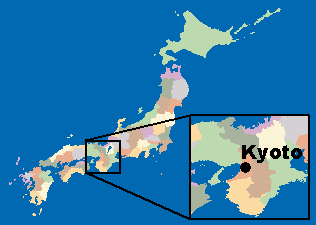 Kyoto On Map